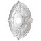 Ekena Millwork Attica PVC Ceiling Medallion (Fits Canopies up to 6 3/4"), Brght Coat Copper, 19"OD x 3 1/2"ID x 1"P CMP19ATBCO - alternate 5